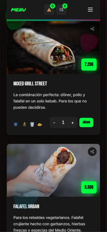 Carta del tema Kebab urbano
