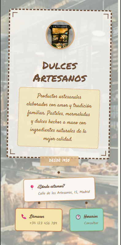 Portada del tema Artesanal