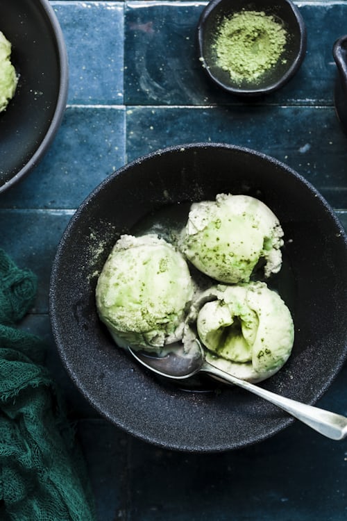 Glace au Thé Vert