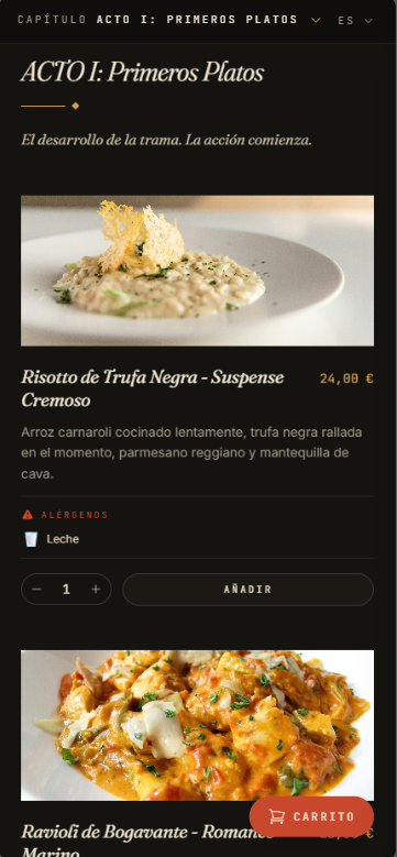 Carta del tema cinematico