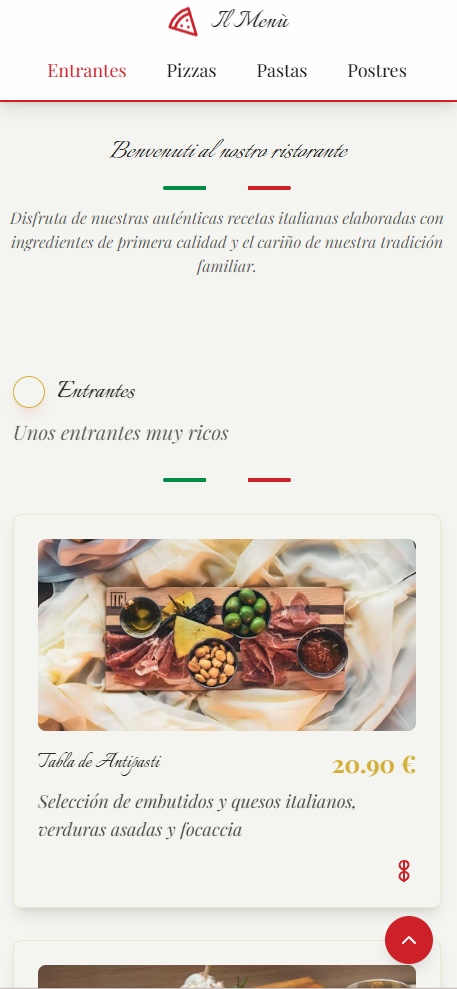 Carta del tema Italiano