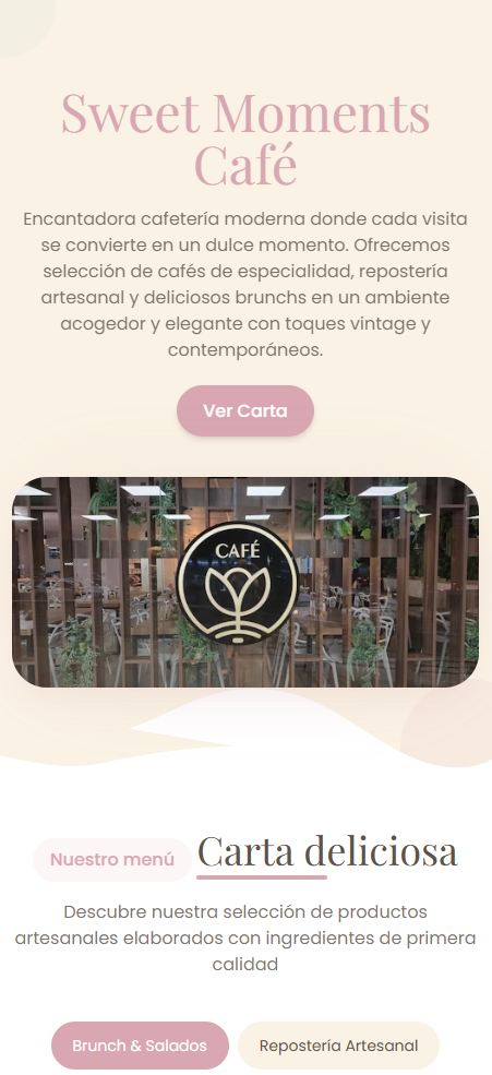 Portada del tema Cafetería moderna