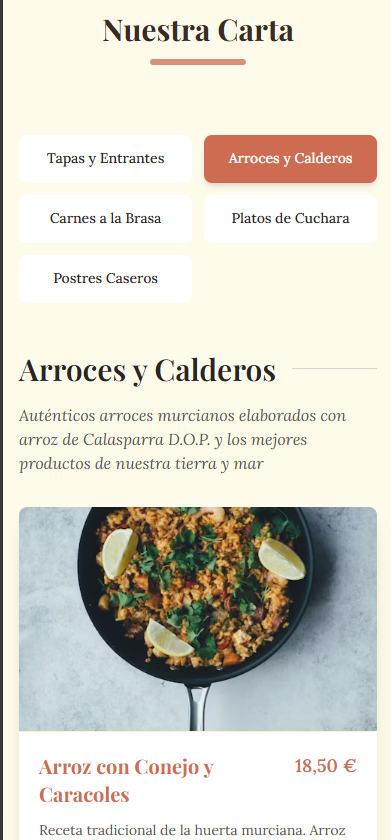 Carta del tema Tradicional