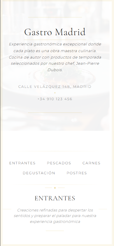 Portada del tema Gastronomico